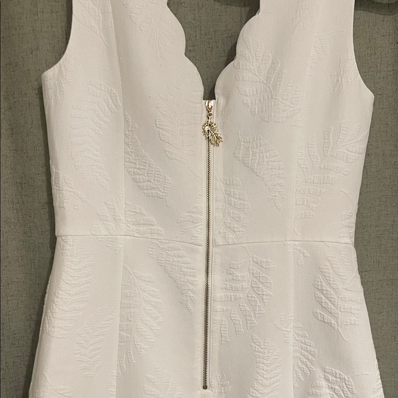 Lilly Pulitzer White Scalloped Mini Dress - Picture 4 of 4